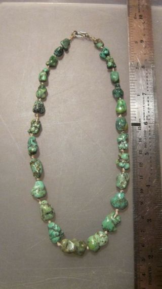 Antique Tibetan Turquoise Bead Necklace