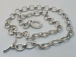 Links Of London Vintage Chain Necklace Sterling Silver 43cm 17 "