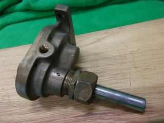 Vtg Lobee Gear Pump Brass Fuel Oil Water Hit Miss Gas Engine Antique Part Line