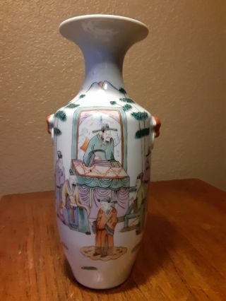 Fine Antique Chinese Famille Rose Vase Emperor Royal Court 19th 20th Century