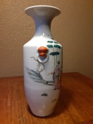 Fine Antique Chinese Famille Rose Vase Emperor Royal Court 19th 20th Century 2