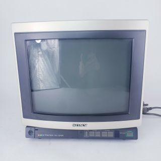 Vintage Sony Kv - 1370r Color Television 13 " Gamers No Remote Great