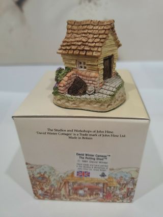 David Winter Cottages - David Winter Cameos The Potting Shed 1991