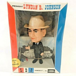 Vintage 1964 L.  B.  J.  President Lyndon B.  Johnson Figure Campaign Remco 1815