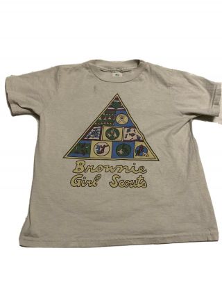 90s Girl Scouts T - Shirt Brownie