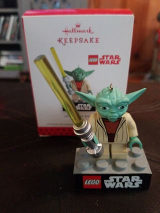 Star Wars Lego Yoda Hallmark Ornament Christmas 2013