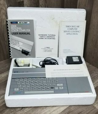 Vintage Timex Sinclair 2068 Personal Computer With Manuals