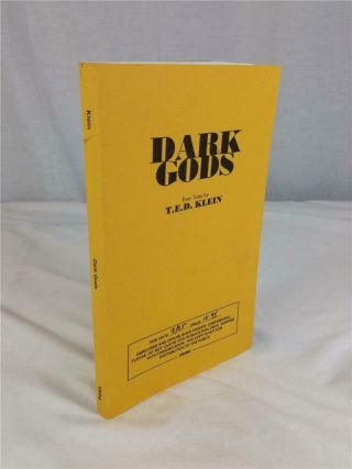 Vintage Dark Gods Four Tales By T.  E.  D.  Klein Unrevised And Unpublished Proofs