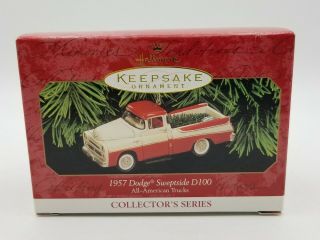 Hallmark Keepsake Ornament 1957 Dodge Sweptside D100 Collector 