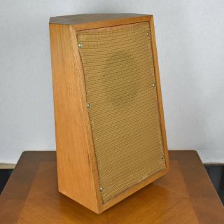 Vintage Empty Wood Floor Speaker Cabinet Enclosure Cut For 8 " Hand Built [b]
