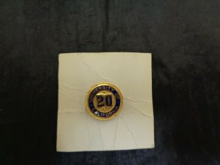 University Of California Employee Service Pin 20 Years