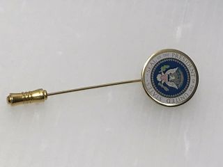 Lapel Pin,  Seal Of The President Of The United States,  " Ronald Reagan "