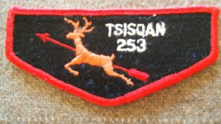 Order Of The Arrow Oa Tsisqan Lodge 253 Flap