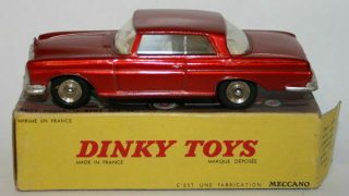 Vintage Dinky Toys 1/43 Scale - 533 - Mercedes Benz 300 Se - Met Lt Red