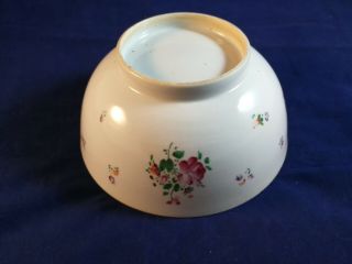 Antique Chinese Export Porcelain Famille Rose Big Bowl