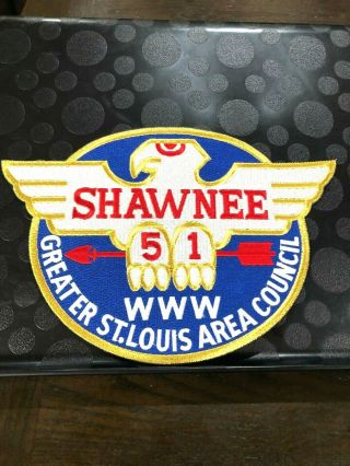 Oa Shawnee Lodge 51 Jacket Patch Greater St.  Louis Area Council