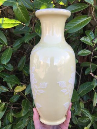 20th Century Antique Chinese Porcelain Slip Vase Republic Period Qianlong Mark 3