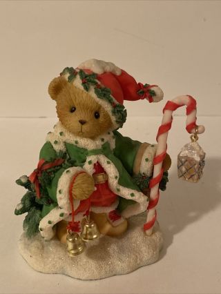 Enesco Cherished Teddies Wolfgang Limited Edition 2000 The Spirit Of Christmas.