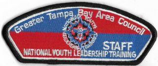 Bsa Oa Greater Tampa Bay Area Council Nylt Course Staff Sa - 21 Csp 340 85 Patch