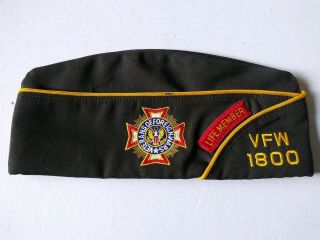 Vfw Chapter 1800 Life Member Veterans Of Foreign Wars Hat/cap.  7 1/8 Maryland