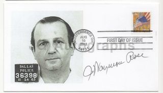 J.  Waymon Rose - Jack Ruby Juror - Signed Ruby First Day Cover
