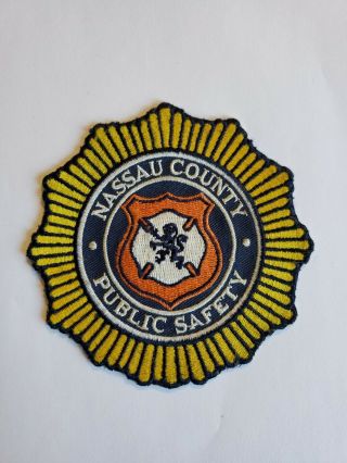 Nassau County,  Ny Police Public Safety Patch Old Style York