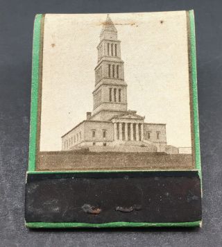 Vintage George Washington Masonic Memorial Souvenir Matchbook