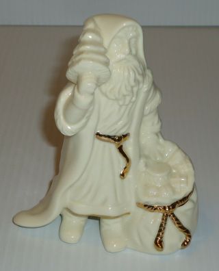 Lenox White Porcelain Carrying Tree & Bag 24 Kt Gold Accent Christmas Figurine