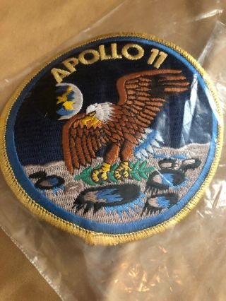 Apollo 11 3.  5 " Patch Eagle Moon Landing Cloth Back Nasa Space Program