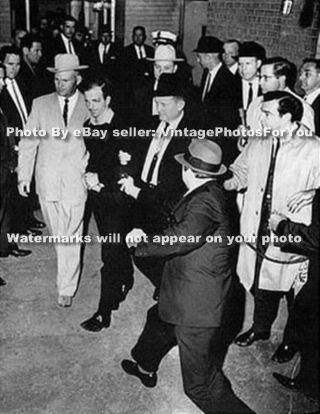 Lee Harvey Oswald Shot Jack Ruby After John F Kennedy Assassination Dallas Photo