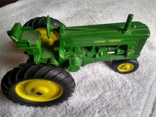 Vintage Ertl 1/16 John Deere 60 Toy Tractor With Metal Rims Rp