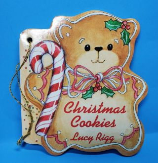 Lucy And Me Lucy Rigg Bear Christmas Cookies Book Ornament Cr Gibson