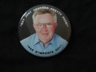 2000 Progressive Conservative Party Of Canada Leader Joe Clark Election Button
