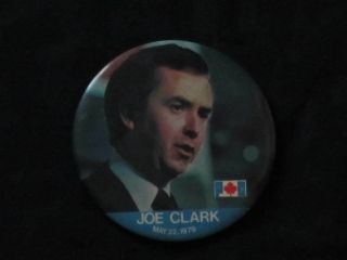 1980 Progressive Conservative Party Of Canada Leader Joe Clark Election Button