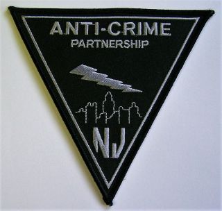 Htf Obsolete Njsp 1996 Camden City Nj Police Anti - Crime Task Force Patch