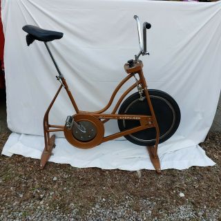 Vintage Copper Color Schwinn Exerciser Stationary Bike