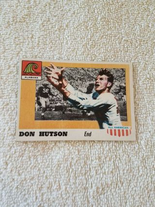 Vintage 1955 Topps Fb All American Alabama Green Bay Packers Don Hutson Rc 97