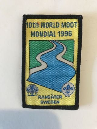 1996 World Scout Moot (World Rover Scout Jamboree) Sweden Contingent Patch 2