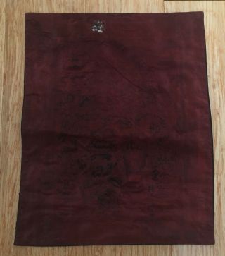 Antique CHINESE Robe piece FORBIDDEN STITCH EMBROIDERY SILK PANEL Peking 3