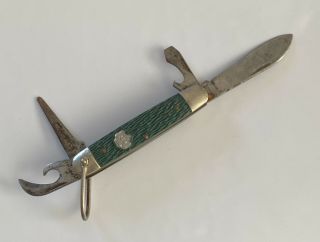 Vintage Girl Scouts Kutmaster Camp Camping Knife Utica Ny Gs Scouting Tool