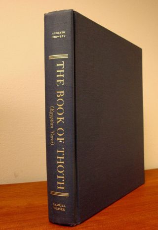 Book Of Thoth By Aleister Crowley / Rare Hardcover Vintage Occult 70s Magick Oto