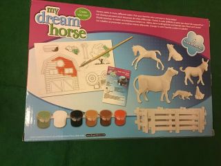 Breyer Paint Your Own Farm 4209 kit unpainted My Dream horse Activity art 2