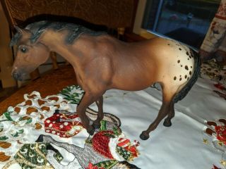 Vintage Traditional Breyer Dark Bay Appaloosa Indian Pony Htf