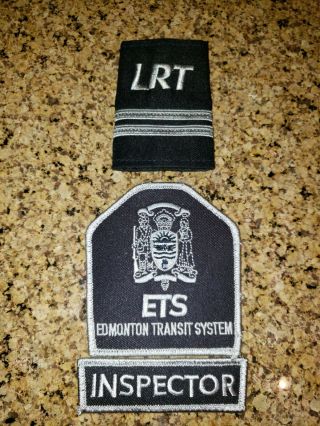 Edmonton Transit System Lrt Inspector/supervisor Patch