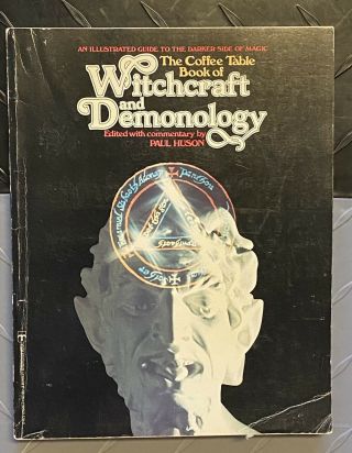 Rare Vtg The Coffee Table Book Of Witchcraft And Demonology By Paul Huson 1978