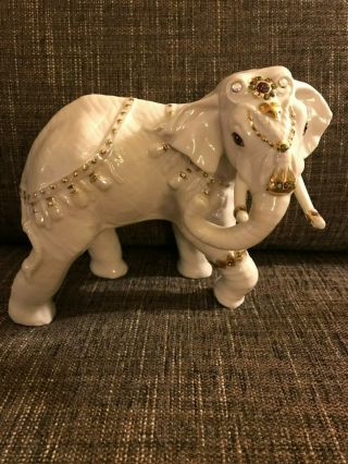 Lenox Figurine (the Royal Family Elephant,  5 " Tall,  5 " Long)