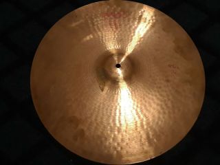 Vintage Paiste 2002 20 Inch Ride Cymbal 1983 Red Label