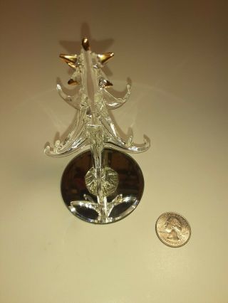 Mini Glass Christmas Tree Ring Hilder