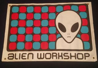 Alien Workshop Vintage Skateboard Banner / Poster