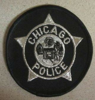Chicago Police Star Embroidered Shoulder Parch